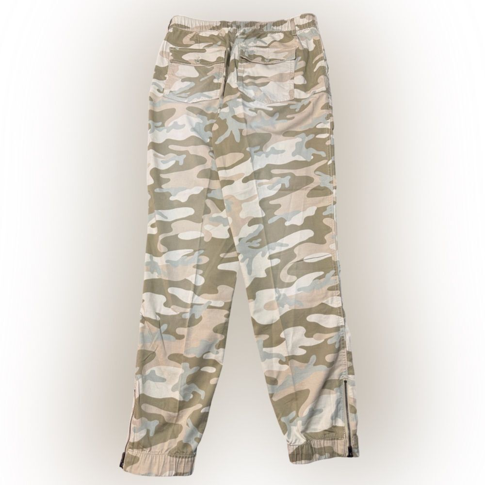 Gap Girlfriend Utility Joggers Light Camo Cargo Pants Size 12 Tall Y2K Aesthetic - Picture 9 of 13